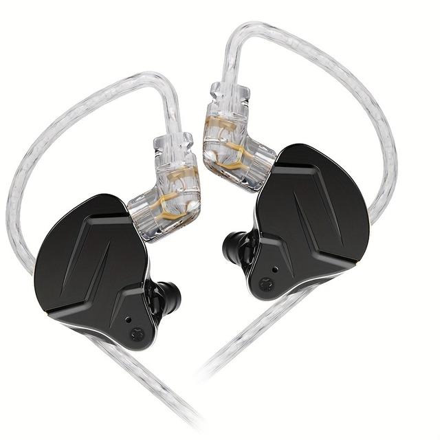 TEMU Kz Zsn Pro X 1ba 1dd Hybrid Drive Hifi Metal In Ear Earphones Bass Earbud Sport Noise Cancelling Headset, Kz