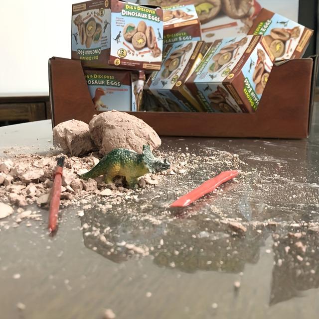 TEMU Archaeological Dig Trendy Treasure Digging Toys Creative Handmade Skeleton Toys Halloween Christmas Gifts