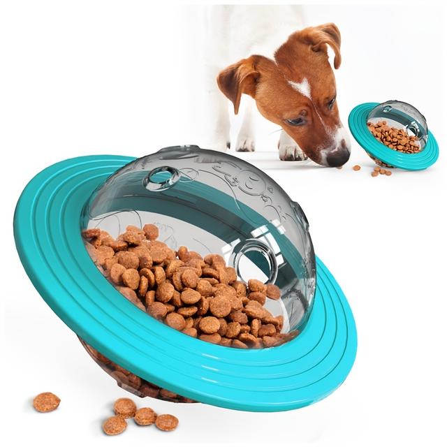 TEMU Interactive Ufo Design Dog Ball Toys, Food Dispensing Pet Slow Feeder Ball, Dog Enrichment Toys, Dogs Iq Treat Ball Puzzle Toy