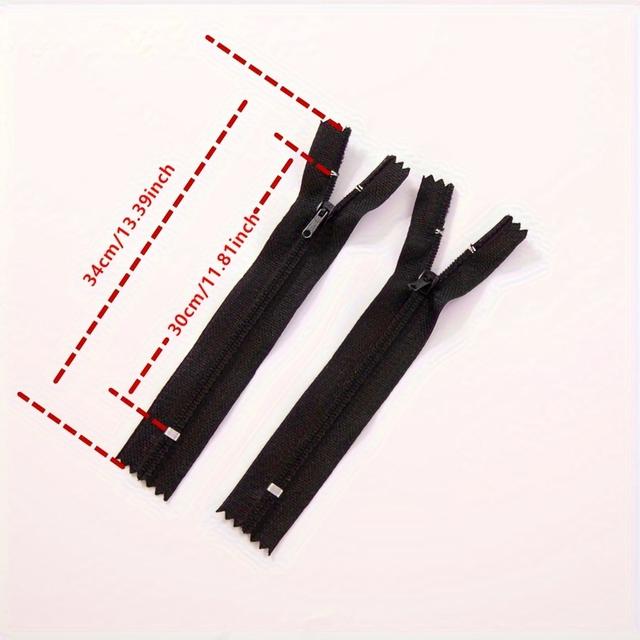 TEMU 3 # Pantalons de costume en nylon, pantalons à fermeture éclair, d', vêtements à fermeture éclair, sac à fermeture éclair, accessoires de couture, ne glissent pas, taille complète.