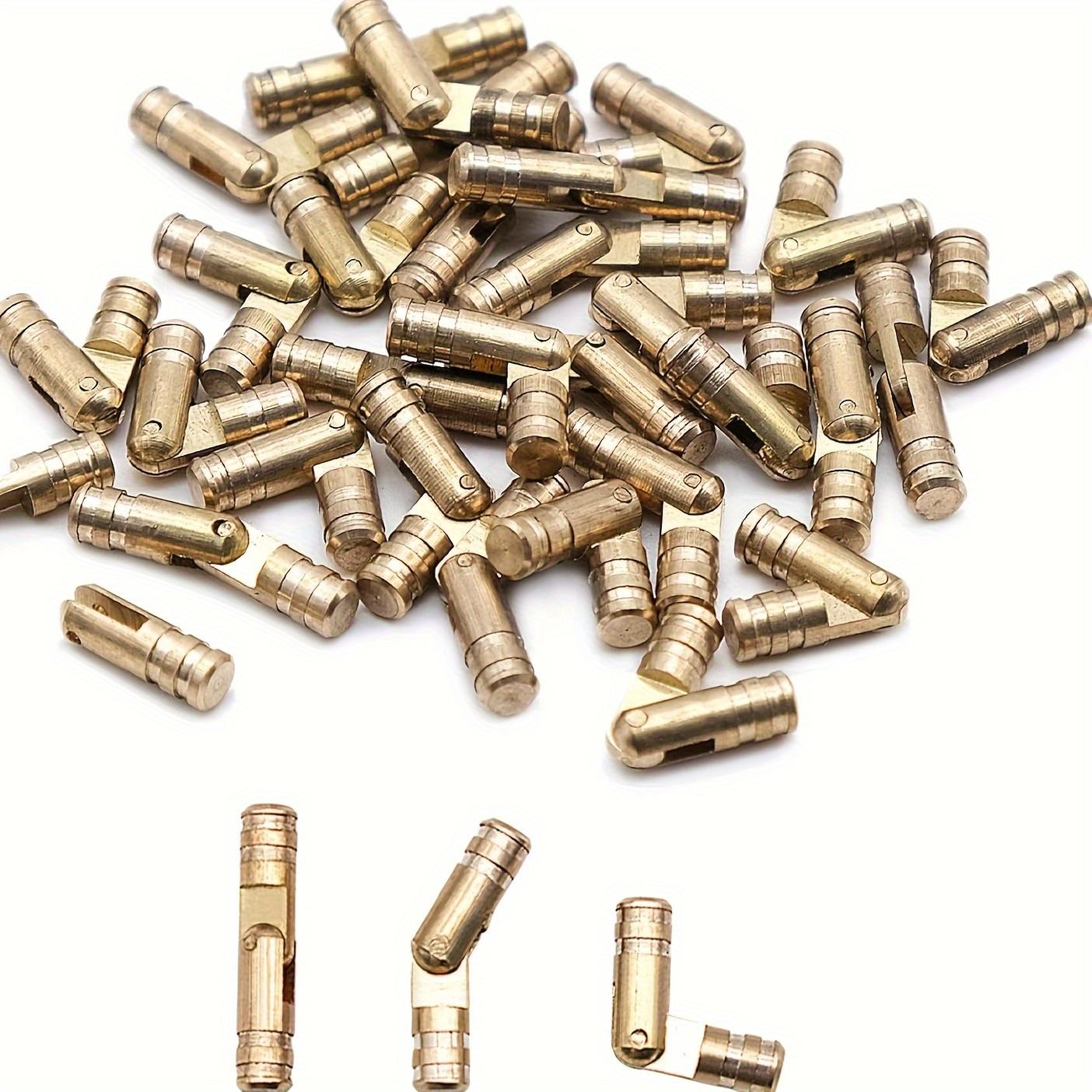 TEMU 30pcs Hinges, Mini Hidden Furniture Hinges For Box, Hand Craft Cabinet Door (0.51-2.03cm)