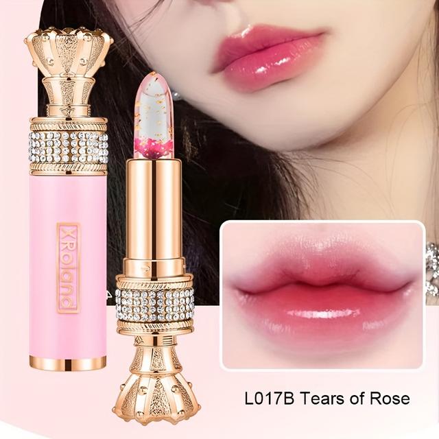 TEMU بلسم يغير درجة الحرارة، ملمع شفاه يغير اللون، مرطب، لا يلتصق بسهولة بالأكواب، أحمر شفاه مائي لامع، بلسم شفاه دافئ وبريء، أحمر شفاه زهري، بلسم شفاه للخريف والشتاء، هدية للنساء، سكوالين نباتي