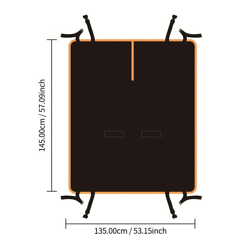 TEMU New Rear Seat Dog Car Seat Cover, Durable Scratch-proof Dog Hammock, Pet Seat Cover Protector For Cars, Trucks, And Suvs