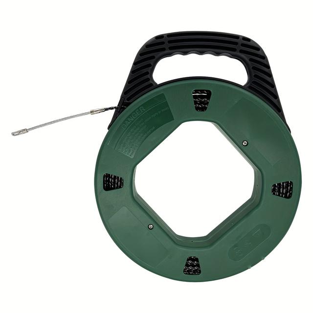 TEMU 4,3 mm-es 30 m-es PET kábelhúzó elektromos huzal halszalag csőrúd vezető eszköz Építőipari villanyszerelő fali menetvágó készlet