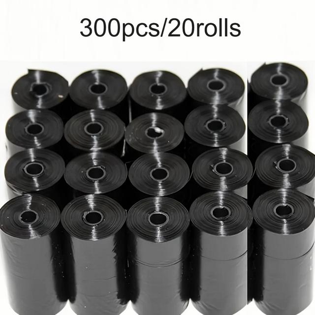 TEMU 300pcs/20rolls, 150pcs/10rolls Dog Poop Bags, Portable Pet Waste Refill Rolls, 1 Durable And Leak-proof Pet Garbage Bags, Pet Cleaning Supplies, Dog Poop Bags For Dogs