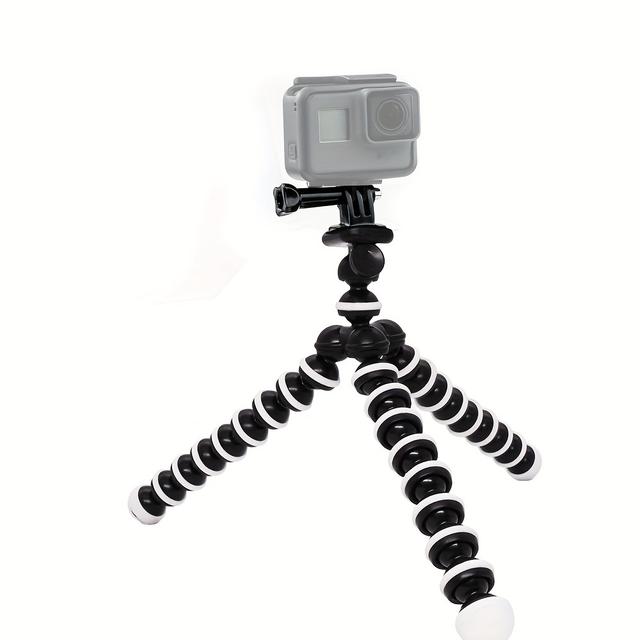 TEMU Octopus Flexible Tripod Mount Stand For Hero 12 11 10 6 5 4 3 Action Camera