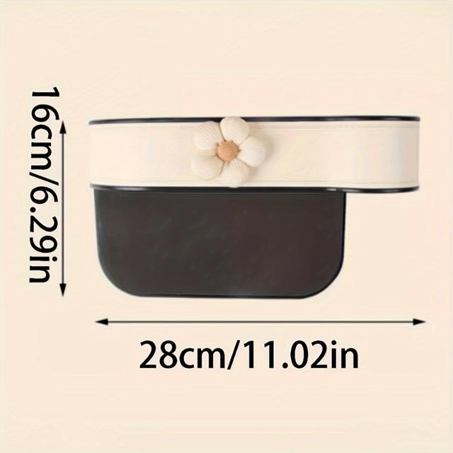 TEMU 1pc-カーシートクリップシームストレースキャラクターマルチファンクショナルカーギャップストレースストレージバッグカーインテリア用品