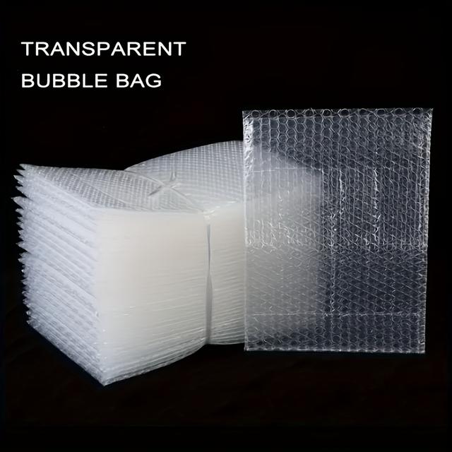 TEMU 100pcs Bolsas Transparentes, 10x15cm, Sobres Acolchados Anticolisión y Antigolpes para Envío Seguro, Bolsas de Plástico Duraderas con para Empaquetado Seguro