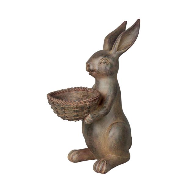 TEMU Conejito de jardín con , , decoración de Pascua, decoraciones de jardín de y verano, regalos del Día de la , decoraciones para de Pascua