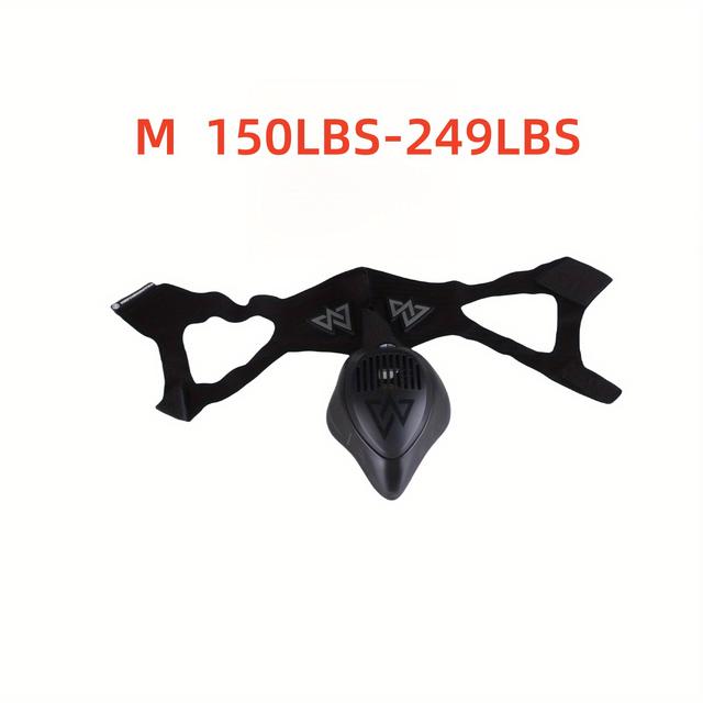 TEMU 1pc 트레이닝 마스크, 통기성 운동 마스크, 달리기, 사이클링 및 운동을 위한 심장 강화 훈련 마스크