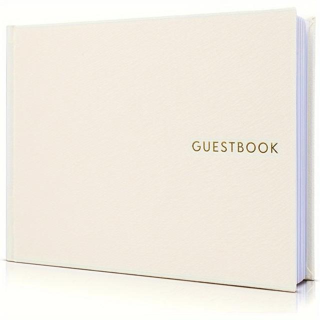 TEMU Contemporary Guest Book For Your Wedding Celebration - A Stylish Guestbook For Signing - Guest Book For Weddings Or Baby Showers, Enhancing Your
