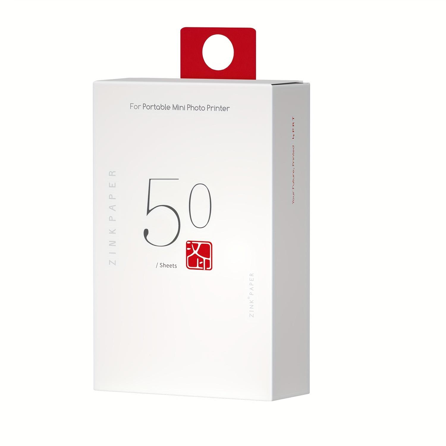 TEMU Mt53 Photo Printer Photo Paper, Photo Paper, Adhesive Backing For 20 Sheets And 50 Sheets. [friendly Reminder: This Link Does Not Include The Printer, Which Separately.]