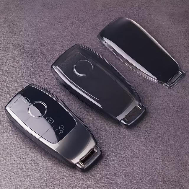 TEMU The Full-cover Key Case Is Suitable For Mercedes-benz Keys, Including The A, C, , S, , Cls, , Glc260, Gle450, Gl, , And , Featuring A Stylish And For Men And Women
