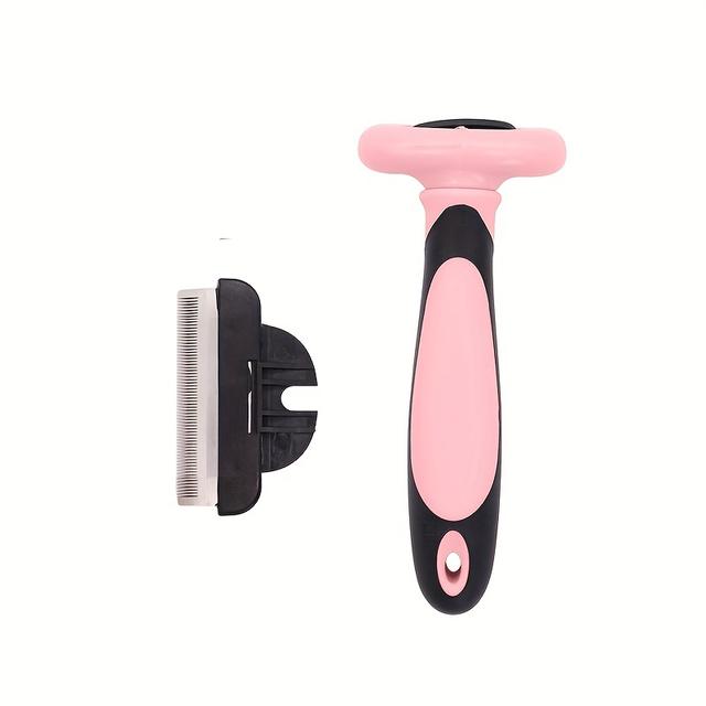 TEMU Husdjurshårborttagning Kam Underull Hårborttagning Rake Borste För Hund- Och Kattvårdsverktyg