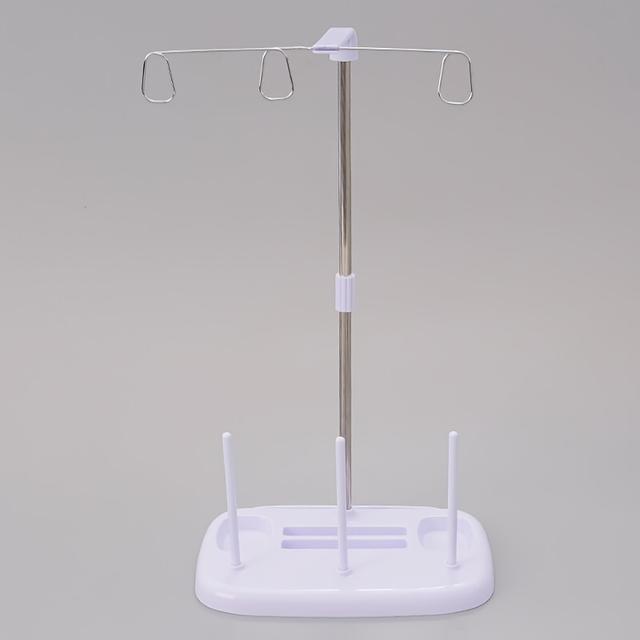 TEMU 1pc New Thread Rack, Household Sewing Machine Thread Rack, Upgraded Locking Edge Machine Rack, Double Thread Rack, Sewing Machine Accessories