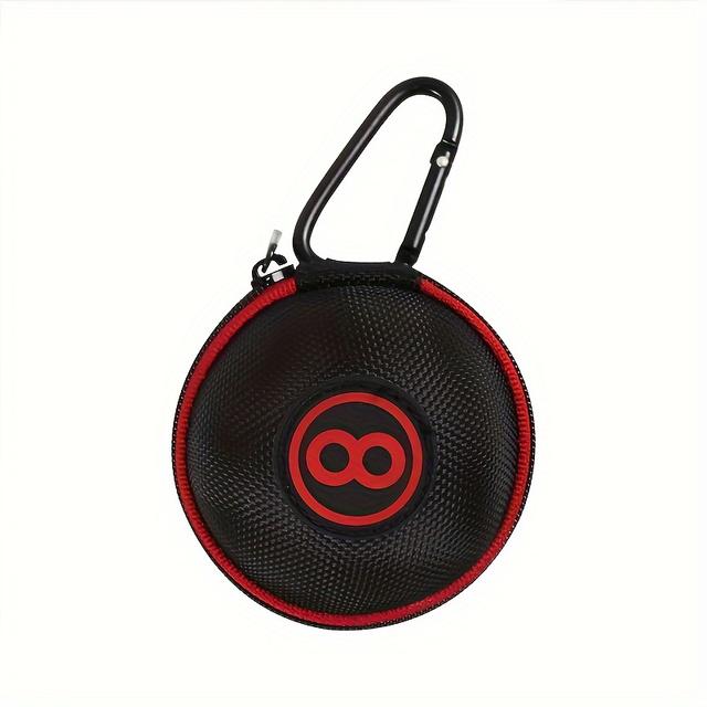 TEMU Clip- Ball Bag For Cue Balls, Premium Billiards Cue Ball Storage Bag - Durable And Protective Ball Case For Cue Ball Equipment