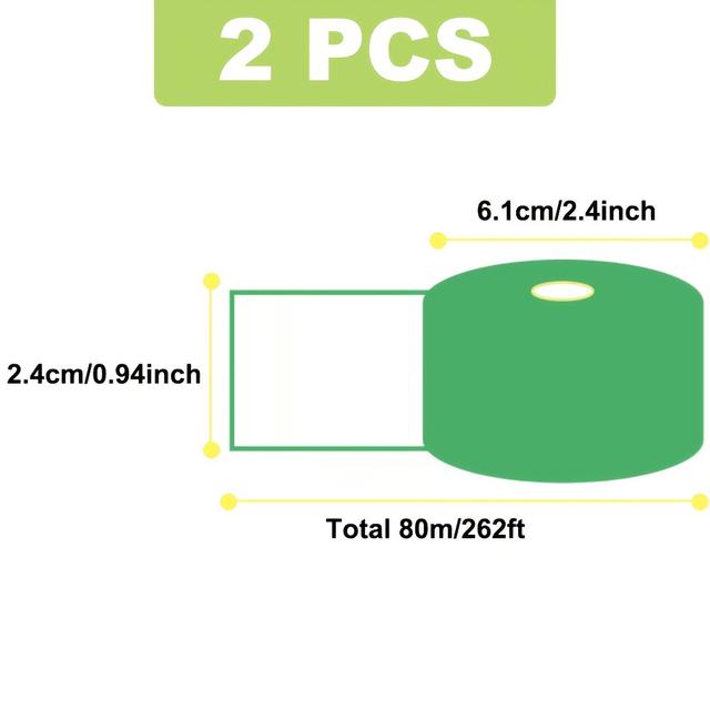 TEMU 2 Stück Reflektierendes Vogelabwehrband - Doppelseitig, Holografisches Blitzabwehrband für Tauben, Spechte & Mehr - Langlebiges Außen-Schreckband für Gärten, Rasen & Zäune