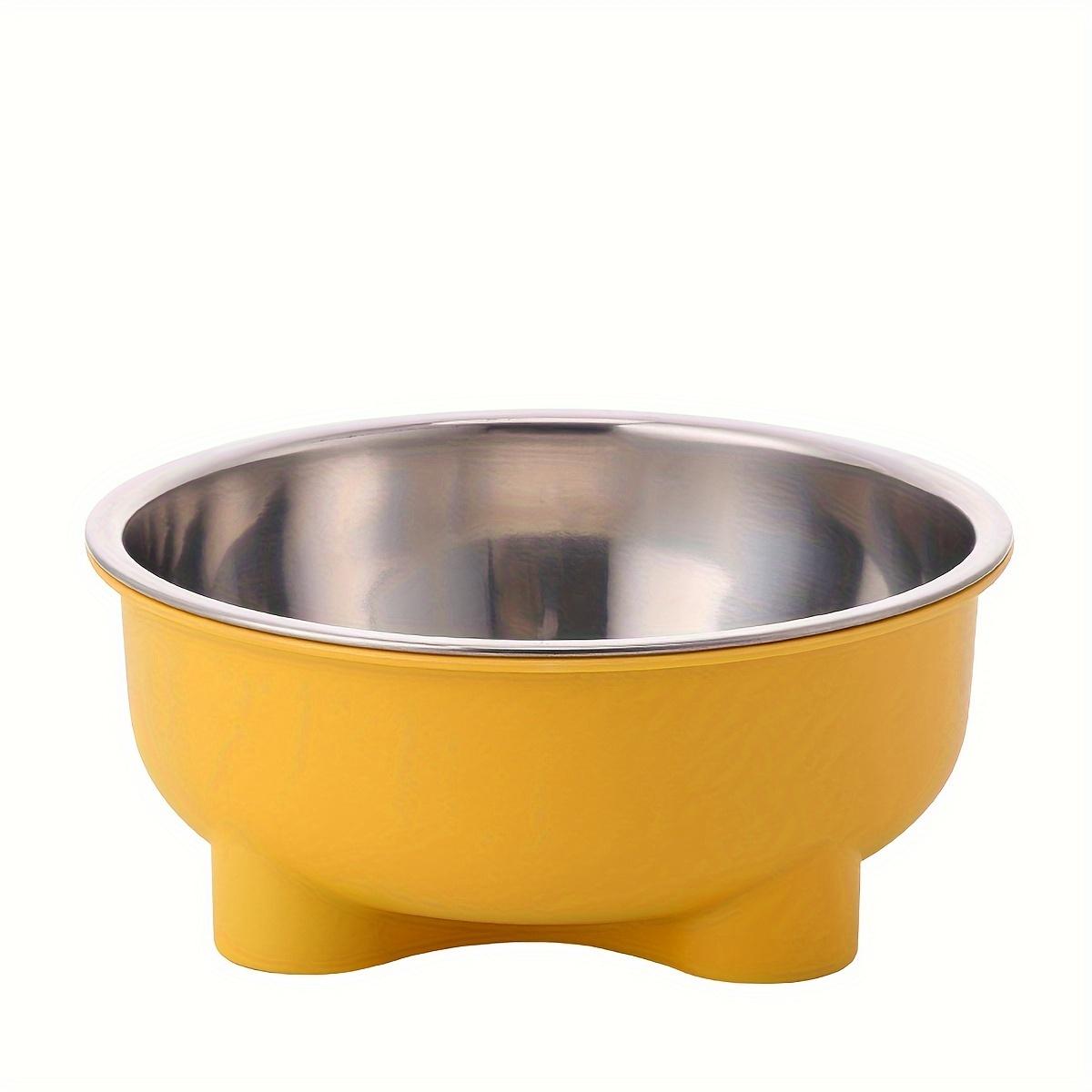 TEMU A Four-legged Plain Stainless Steel Pet Bowl For Dogs And Cats, Suitable For Indoor And Outdoor Use