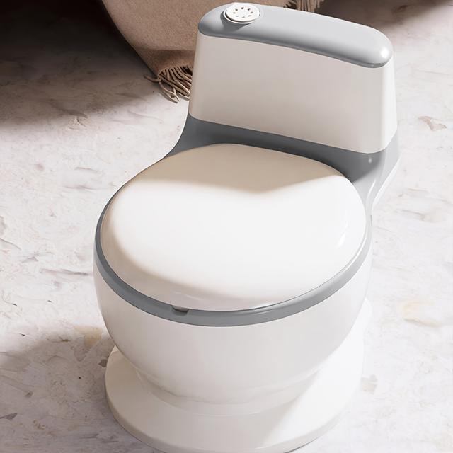 TEMU 1pc New Realistic Toilet Training Seat - Adjustable Height, Soft Cushion, Easy-clean Plastic, Ideal For Toddlers, Toilet Training Aid|adjustable Seat|durable Plastic