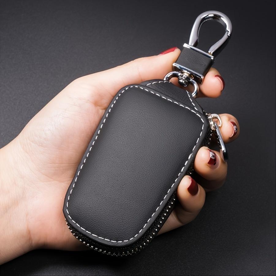 TEMU Universal Key Pouch For Men And Women, Modified Zipper Design For Car Key Protection