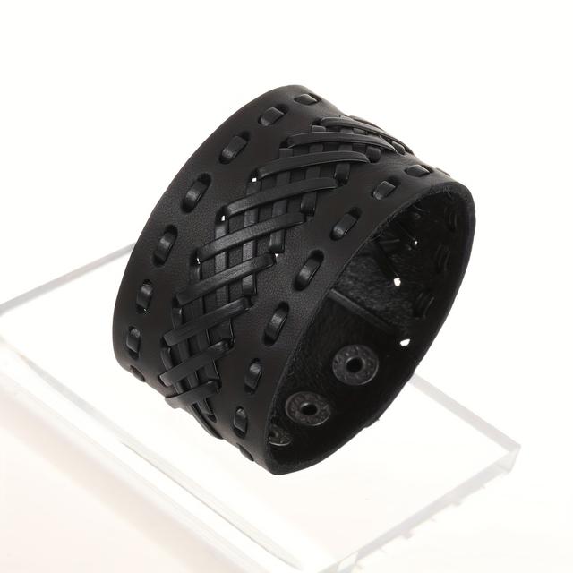 TEMU Handcrafted Leather Bracelets For Teenager - A Stylish Accessory Soft, Skin-friendly, And Comfortable., For Teenager, For Teenager