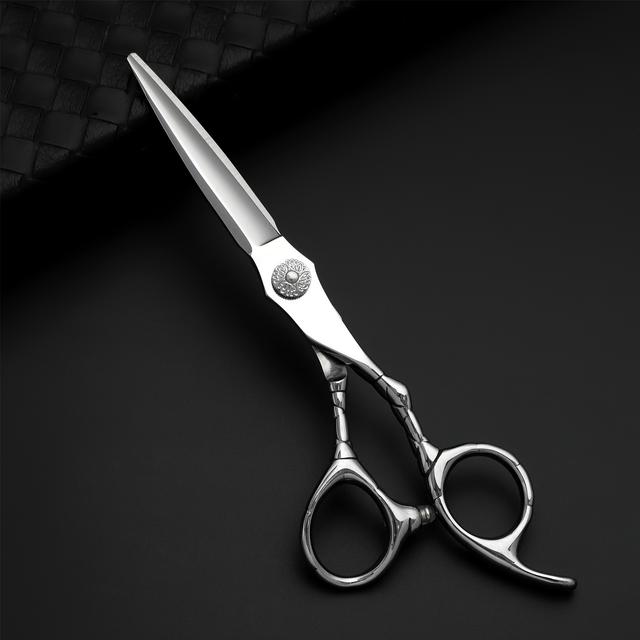 TEMU Tijeras de Corte de Pelo de Acero Inoxidable Profesionales de 6.5" - Tijeras Texturizadoras para , Salones y Uso Doméstico, 440c, Tijeras de Pelo