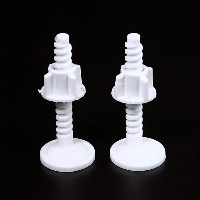 TEMU 2pcs Durable Toilet Seat Hinge Bolts - Replacement Screws Kit, High Strength & Aging Resistant