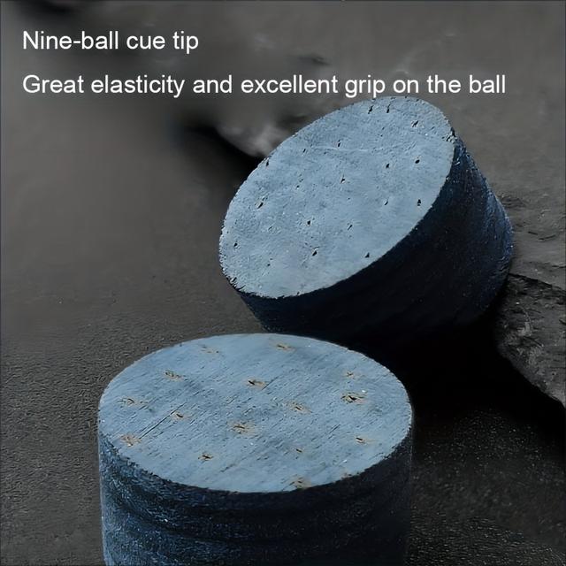 TEMU 14mm Billiard Cue Tip For Nine-ball Snooker, Six-layer Leather Tip, Billiard Accessories For .