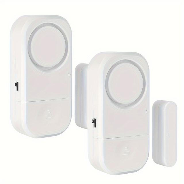 TEMU 2/5/6/7/8/10 szt. Alarm 130DB, ochrona bezpieczeństwa drzwi, alarm antywłamaniowy okna drzwi z czujnikiem magnetycznym, alarm systemu bezpieczeństwa w domu