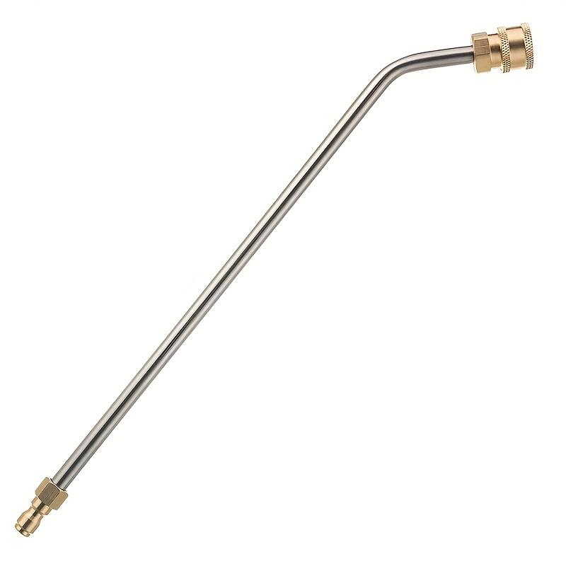 TEMU 1pc High Pressure Washer Wand Extension, Undercarriage And Gutter Cleaner Attachment, 1/4 Inch Quick Connect, 5000psi