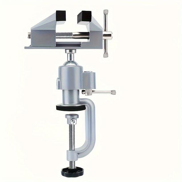 TEMU 360° Rotating Aluminum Alloy Table Vise - Universal Small Table Vise For All Your Projects!