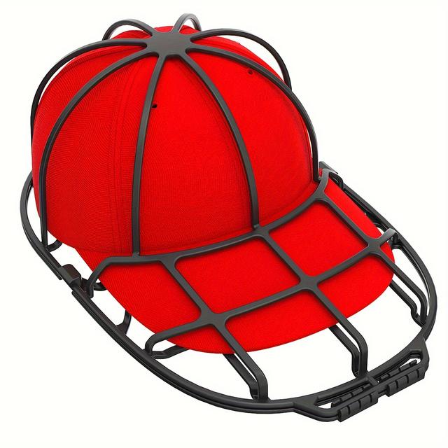 TEMU A Compact, -yourself Folding Washing Machine For Baseball Caps, In Black And White, Featuring A Detachable, High-quality Frame To Of Your Hats