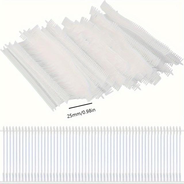 TEMU 25mm Clothes Label Hook Attachment All Standard Price Label Gun Price Label Glue Needle Gun Needle 5000pcs Gun Fasteners Only Glue Needle Sold, No Glue Gun