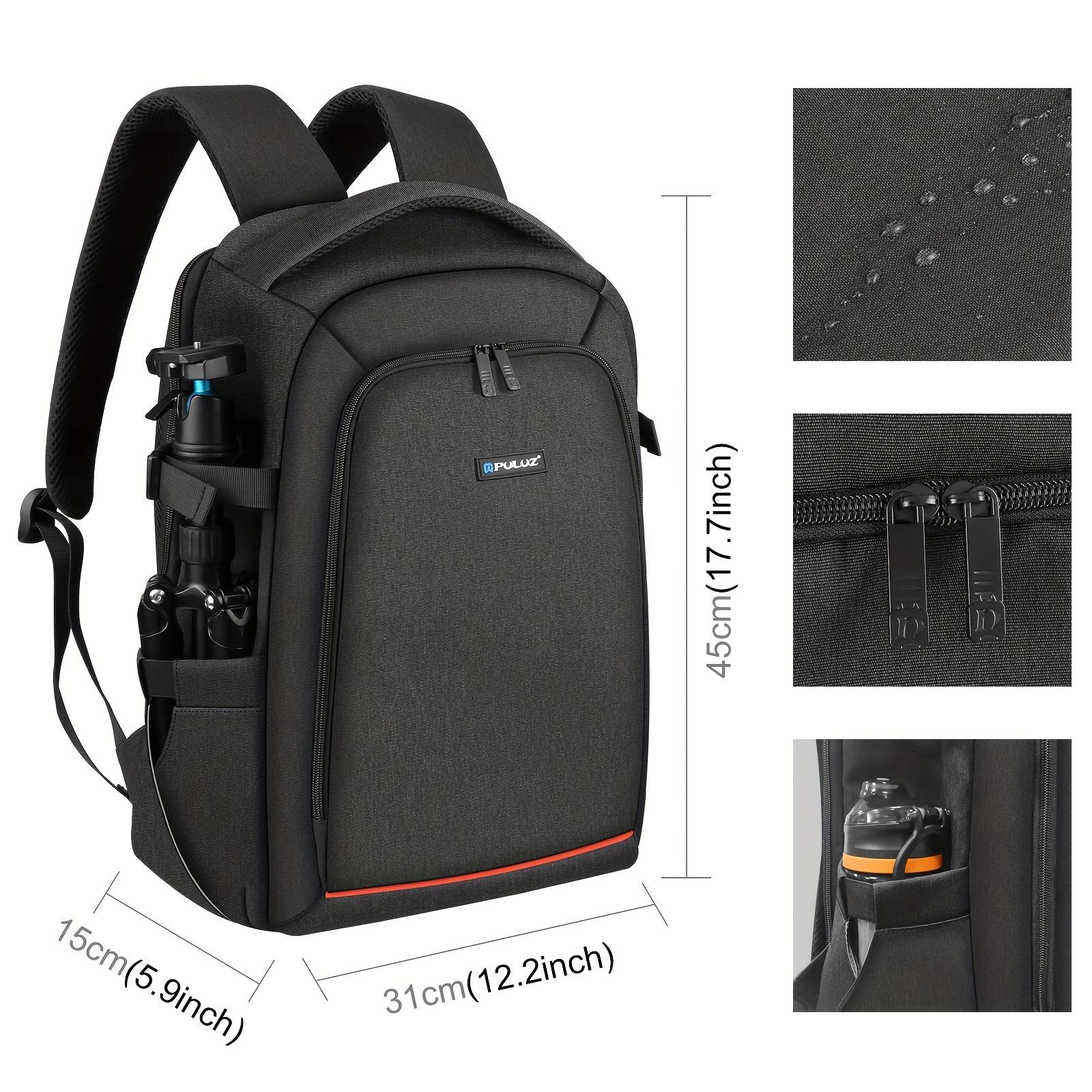 TEMU Puluz Portable Dual Shoulders Backpack Handheld Ptz Camera Bag With For Digital Camera, Dji -sc / -s (black)
