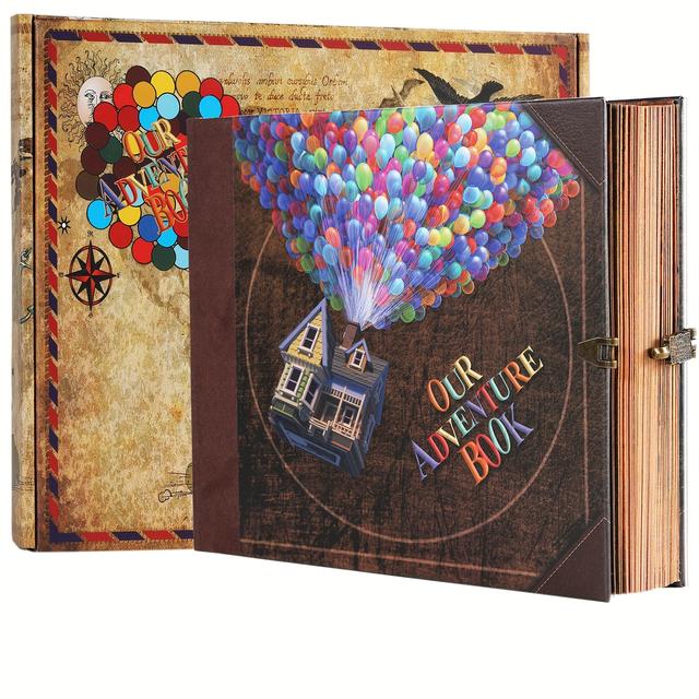 TEMU Album Photo , Notre ' - Album Photo Rétro avec Couverture en , Journal de Voyage, Kit pour Couples - Livre de Souvenirs pour Anniversaire, Mariage, Cadeau pour Meilleur Ami