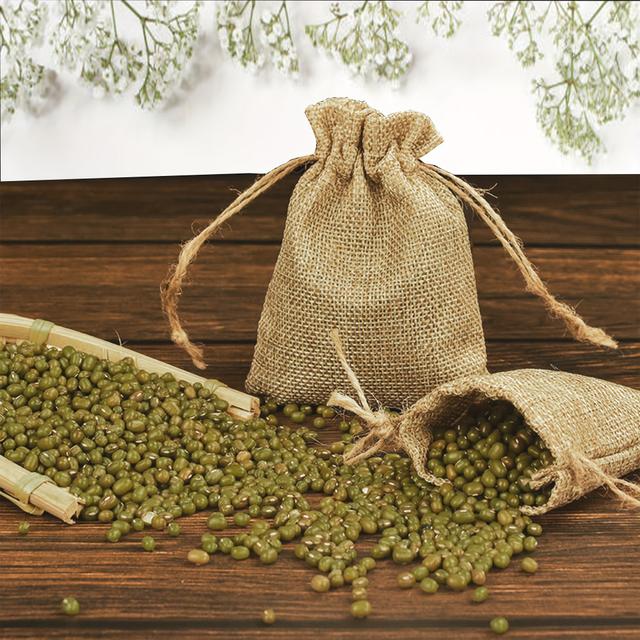 TEMU 50 Pezzi Di Piccole Borse Di Iuta, 4x6 Pollici / 10x15 Cm, Sacchetti Regalo, Pochette Per Gioielli, Bomboniere Per Matrimoni, Confezioni Per Gioielli, Forniture Per Feste