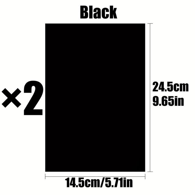 TEMU Set Of 2 Waterproof Self-adhesive Patches For Repairing Down Jackets, Versatile Fabric Patches For Mending Clothing Holes