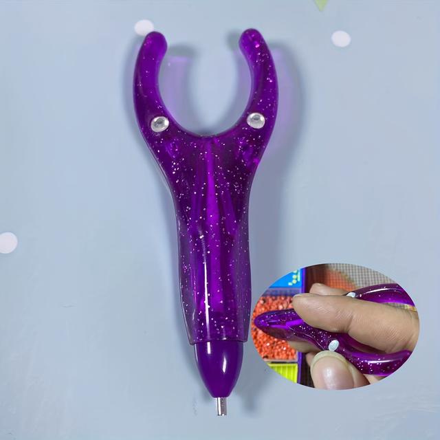 TEMU 2025 Diamond Painting Pen With , Comfortable Heads For Nail Art And Diamond Embroidery Tool Additions
