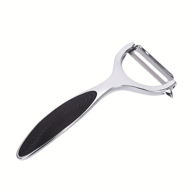 TEMU 1pc Stainless Steel Peeler | Kitchen Tool For Fruits And Vegetables, Reusable, Durable 430 Stainless Steel
