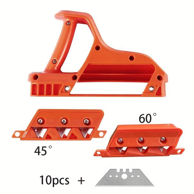 TEMU Woodworking Drywall Corner Planer Chamfering Tool For 45°, 60°, Beveled And Right
