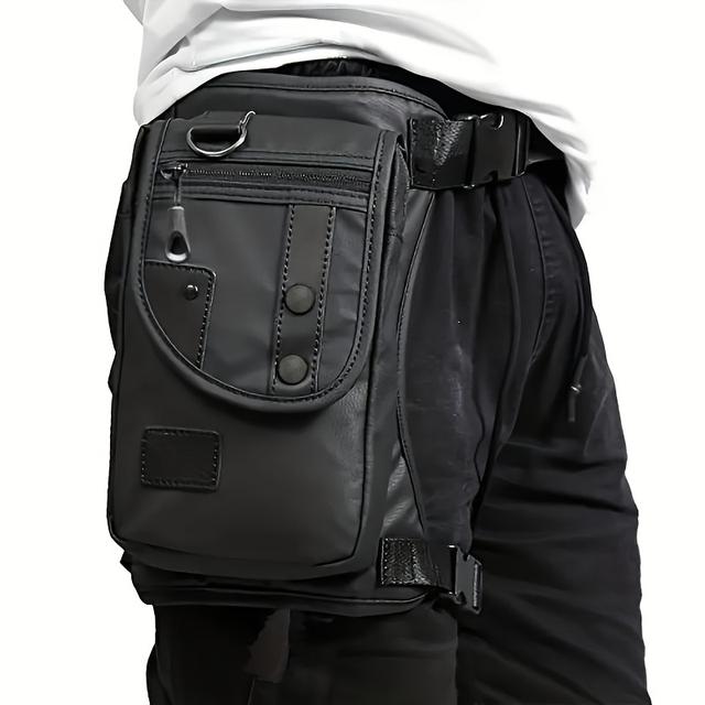 TEMU Oxford Beinbeutel Für Männer Beim Motorradfahren, Damen Gürteltasche Für Outdoor-Reisen, Angeln, Wandern, Radfahren, Hüfttaschen
