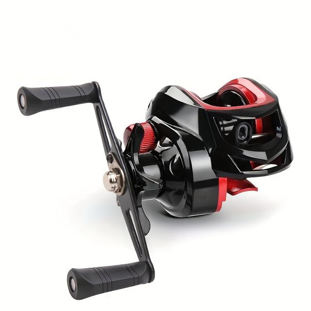 TEMU 1pc Billings Fishing Reel, 7.2:1 Gear Ratio, Plastic/metal Spool, 18+1bb, For Freshwater And Saltwater