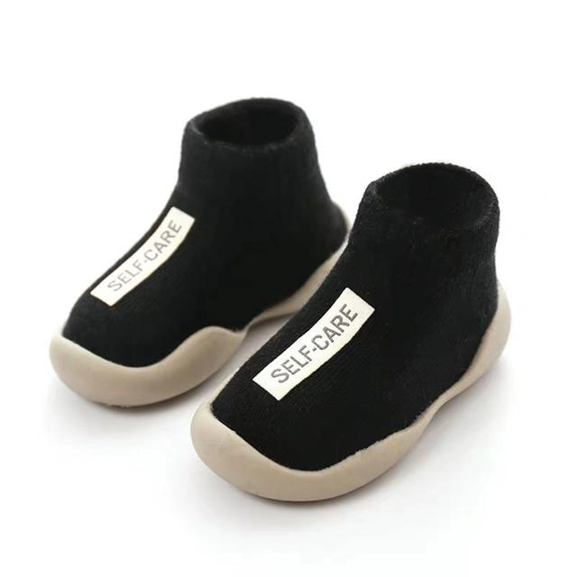 TEMU Comfortable Slip On Sock Shoes For Boys, Breathable Non Slip Walking Shoes For Indoor Home,