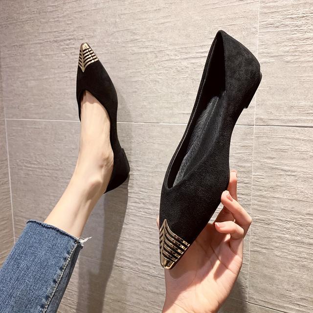 TEMU New 2023 Women's Pointed Flat Shoes, Women Shoes