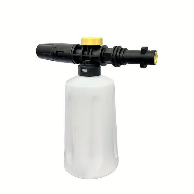 TEMU de Espuma Botella de Lanza de Espuma de Nieve Kit de , Generador de Jabón Lavadora de Presión Espumador de Coches Boquilla de Rociador Ajustable 700ml