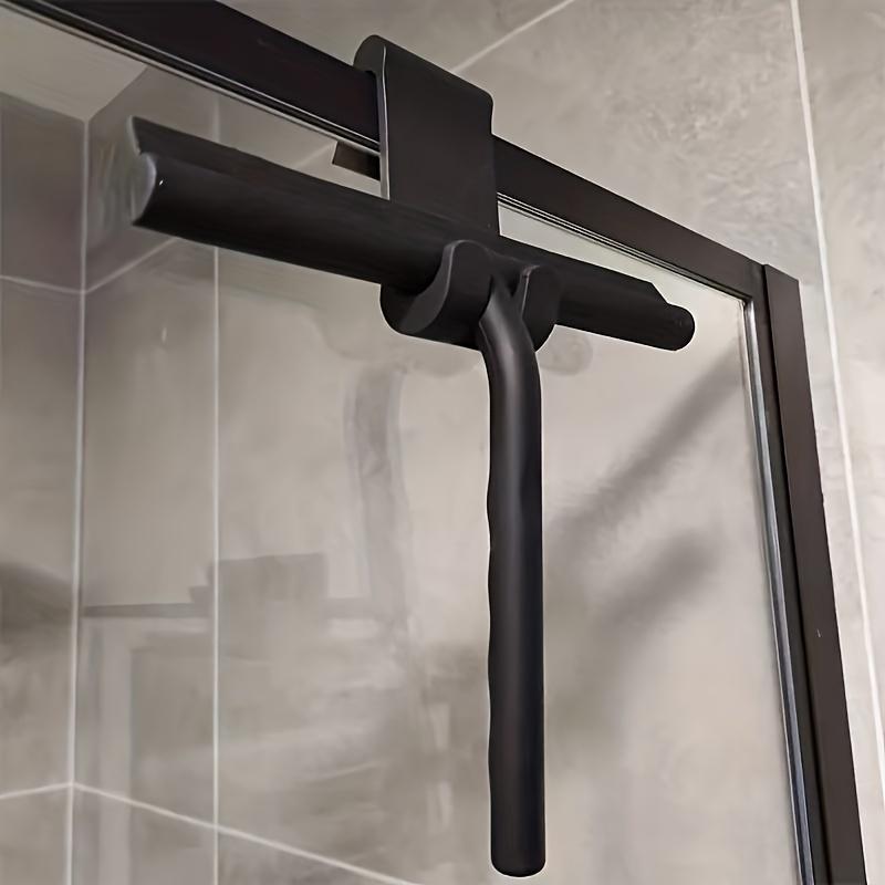 TEMU 1 Silicone Glass Cleaner | Iron And Silicone Window Cleaning Tool For Bathroom, Toilet, Kitchen, And Glass Surfaces