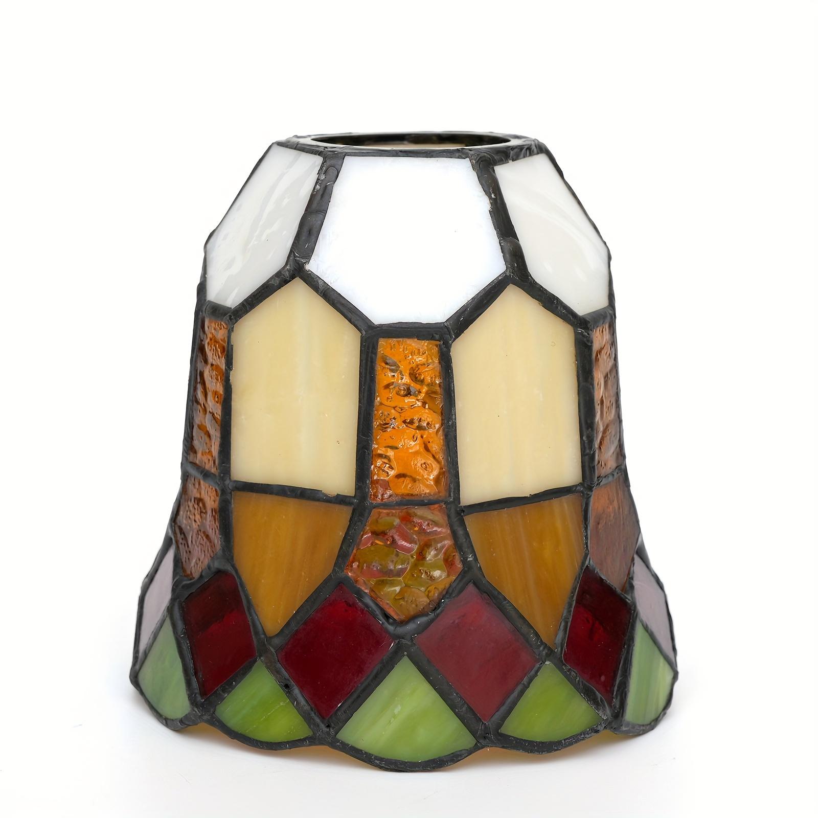 TEMU Replacement 4.5-inch Mini Colored Glass Lampshade For Ceiling Lights, Wall Sconces, And Fan Lights