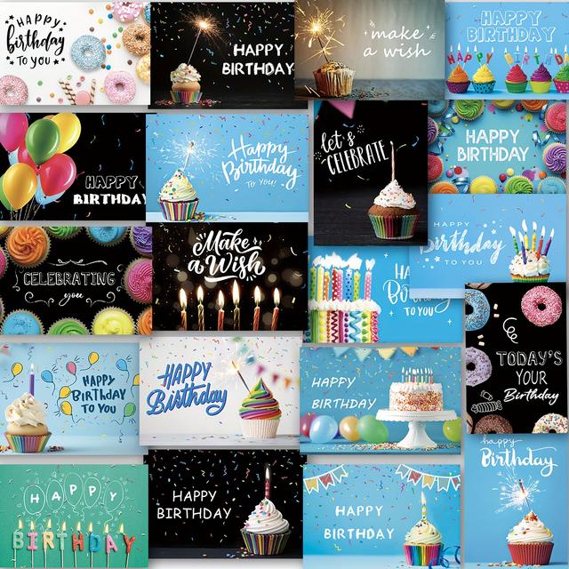 TEMU 20 Greeting Cards Set With Envelopes, Creative Cartoon-themed Messages For Anyone