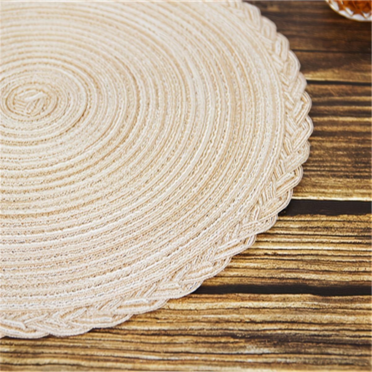 TEMU 4pcs Placemats With 3-ply Braid Placemats