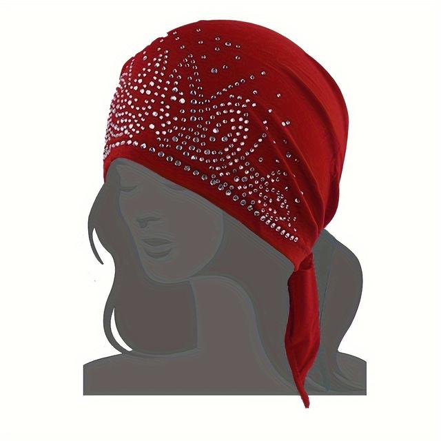 TEMU Gorro de pirata para mujer, moderno y personalizado, con perforación caliente, elástico, cobertura total, para quimioterapia